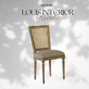 GHẾ CỔ ĐIỂN LOUIS XVI LƯNG MÂY