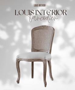 GHẾ CỔ ĐIỂN LOUIS XVI LƯNG BỌC NỆM