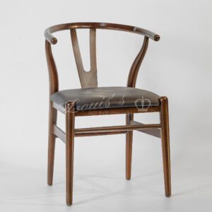 GHẾ WISHBONE NỆM BỌC DA SIMILI - HIỆN ĐẠI