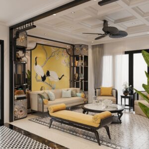 Combo Phòng khách cổ điển 12